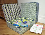 PISTACHIO FLAIR - Navy/Green
